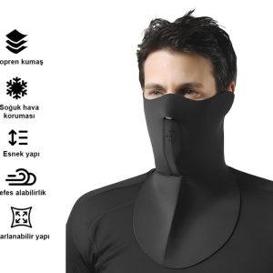 VEXO MOTOSIKLET MASKESI UZUN GENIS