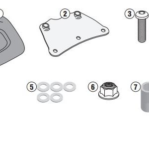 KAPPA KTB2120A YAMAHA TRICITY 125-155 (14-25) SISSYBAR