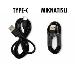 SCS CAM-X USB ŞARJ KABLO SET
