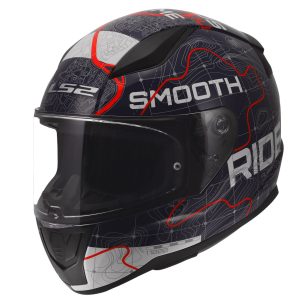 LS2 RAPID 2 ROMA MAT GRİ-SİYAH KASK
