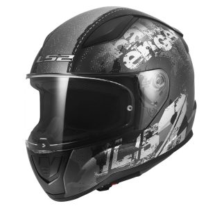 LS2 RAPID 2 POWER MAT SİYAH-GRİ KASK